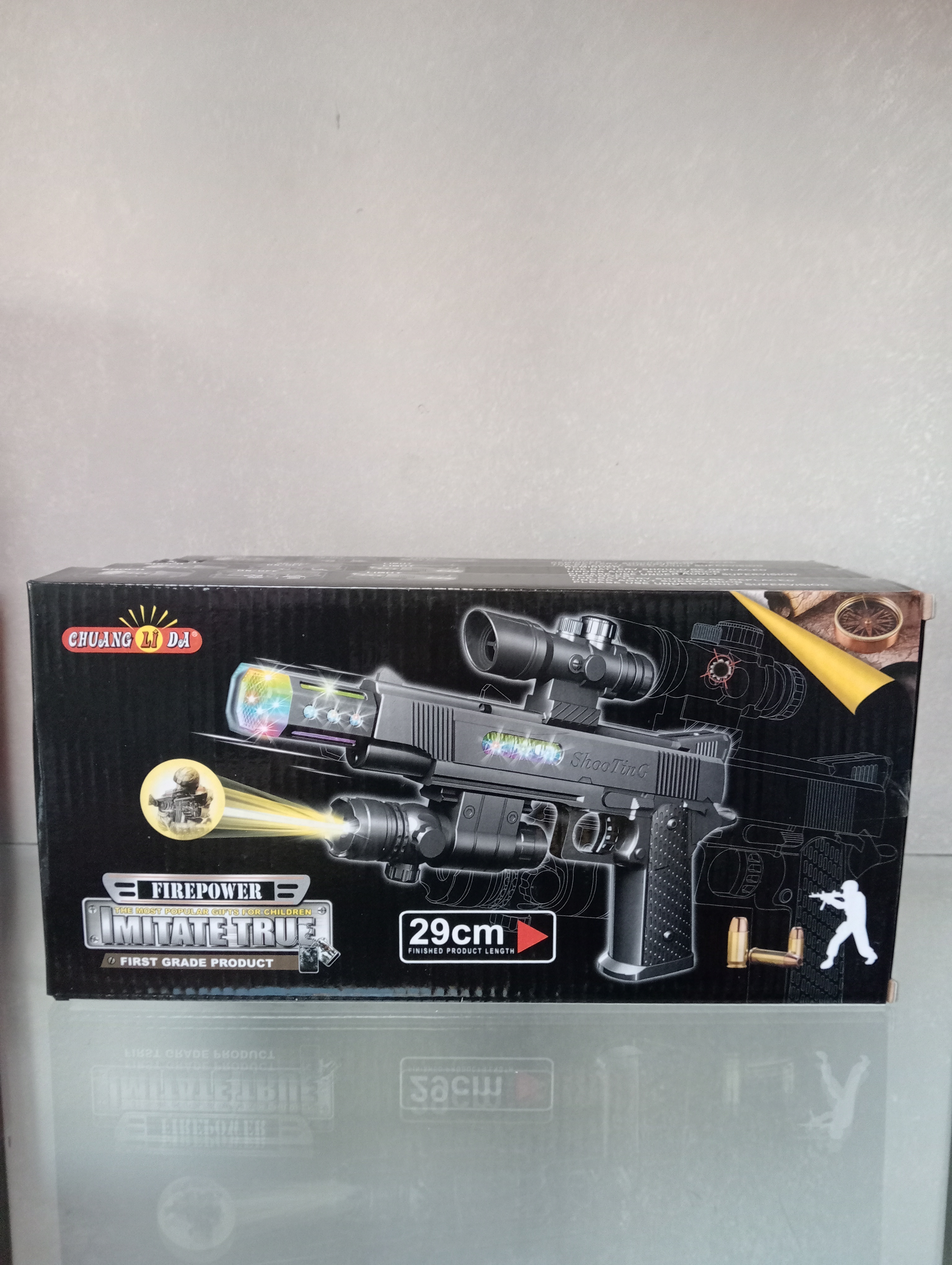 PISTOLA CON LUZ Y SONIDO