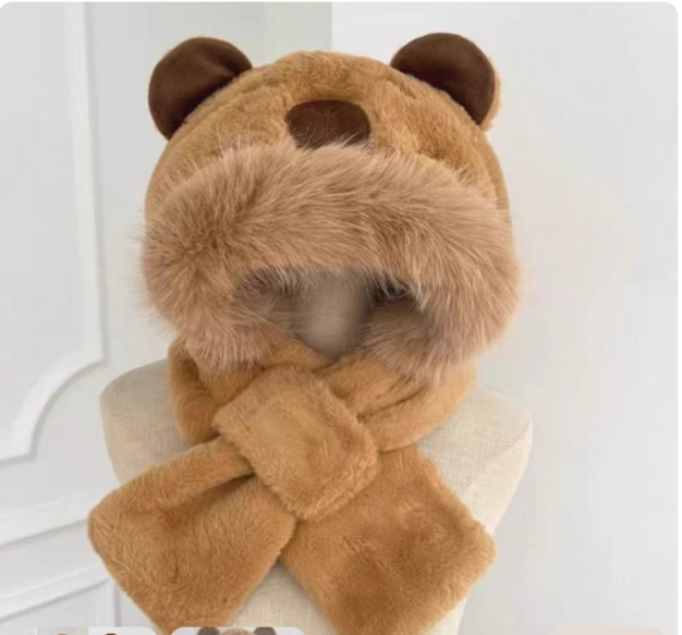 CAPUCHA BUFANDA CAPIBARA